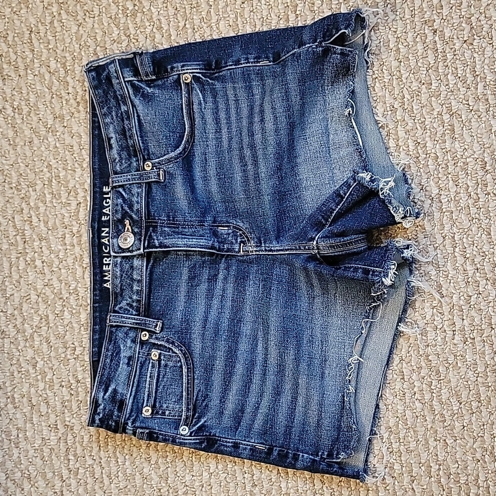 American Eagle Outfitters Women's Midi Jean Shorts Size 10